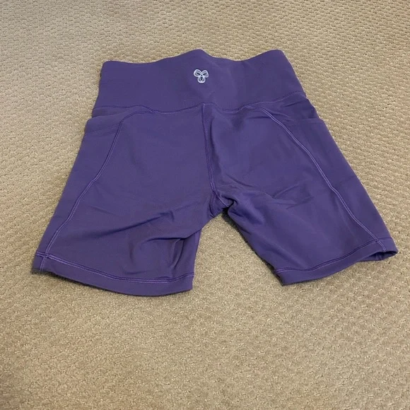 TNA Purple Bike Shorts - Picture 3 of 3